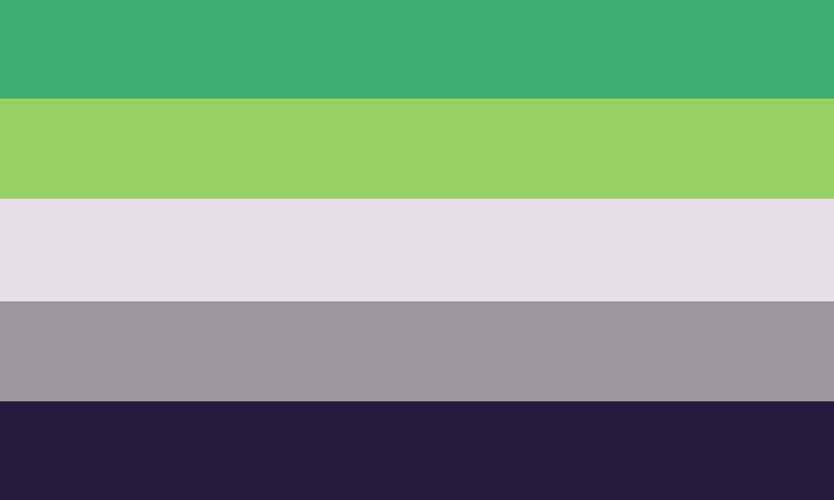 aromantic Aromantic flag